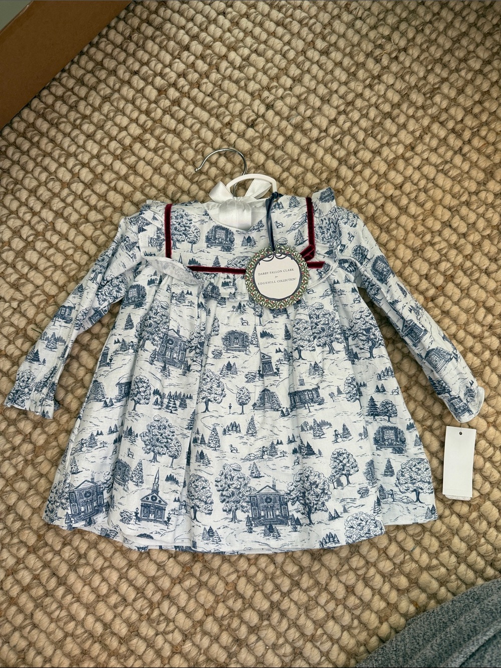 NWT Baby Girl Christmas Dress & Bloomers - Edgehill Collection